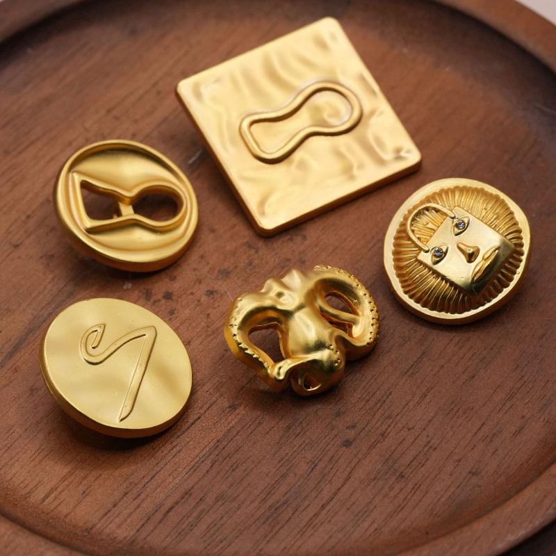 Vintage Metal Button Heart Sha - đánh giá và giá Craft Embellishments