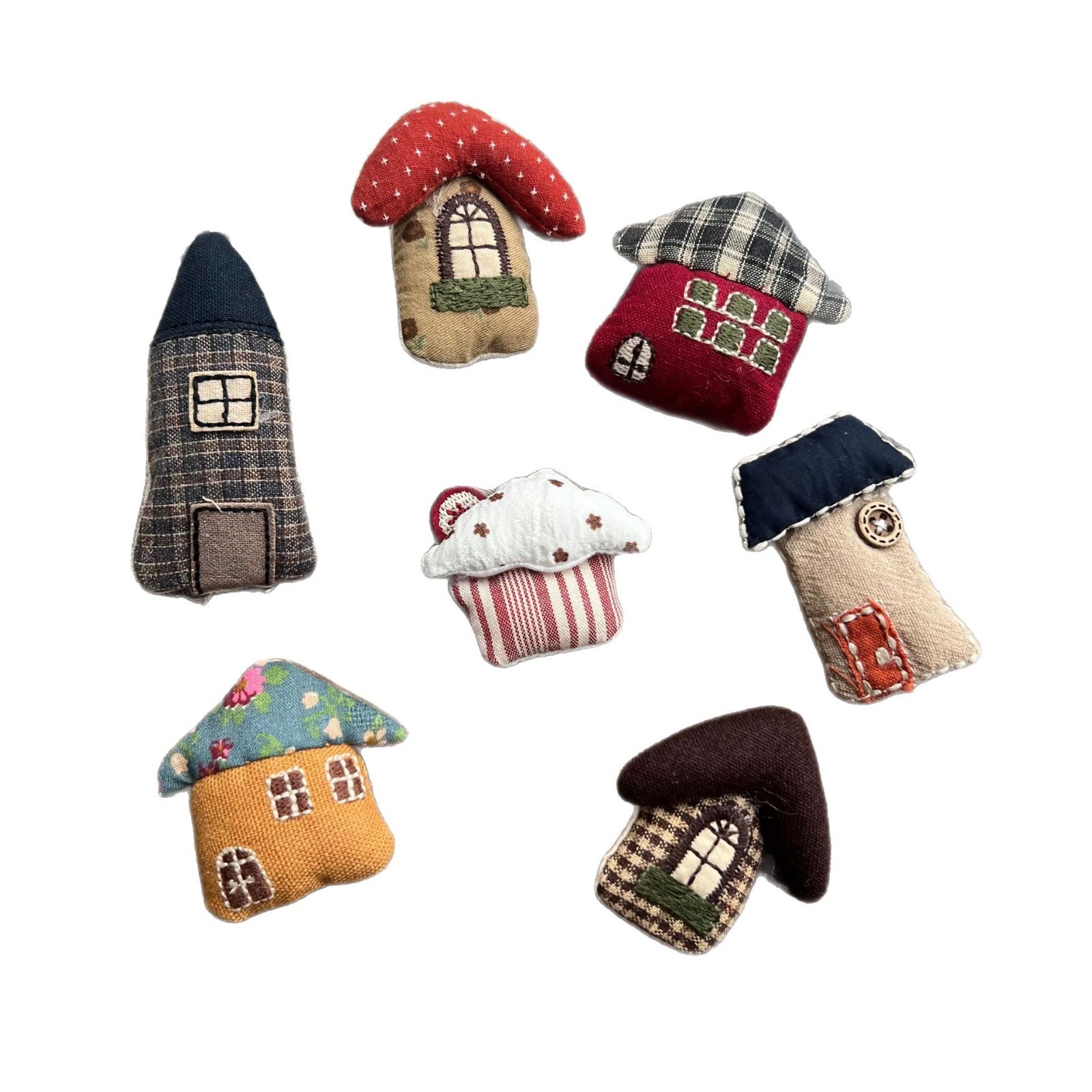 Stuffed Fabric Mushroom House  - đánh giá và giá Craft Embellishments
