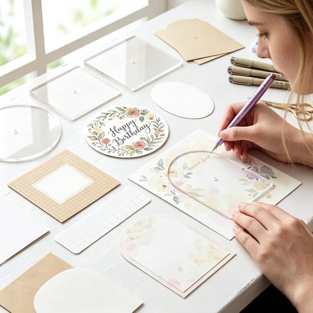 5PCS Embroidery Acrylic Templa - đánh giá và giá Embroidery Craft