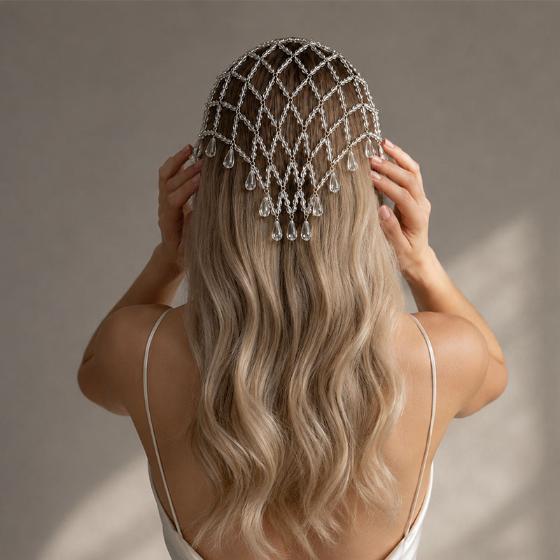Imitation Pearl Trim Mesh Head - đánh giá và giá Beaded Trim Fringe