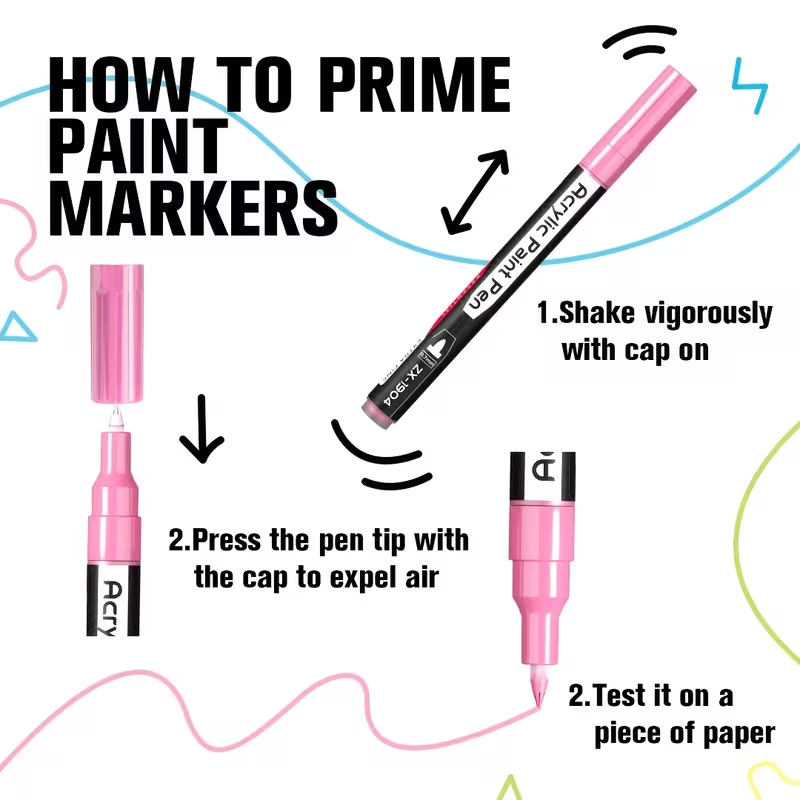 Flysea Acrylic Paint Pens, 22  - đánh giá và giá Copic Marker Classic