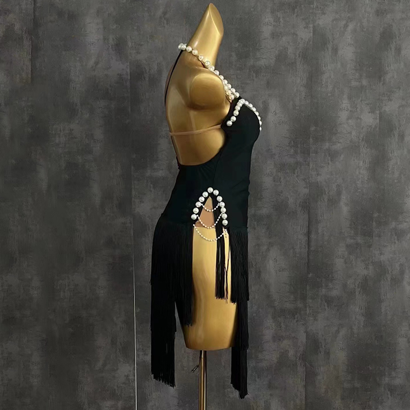 2025 High End Latin Dance Dres - đánh giá và giá Beaded Trim Fringe