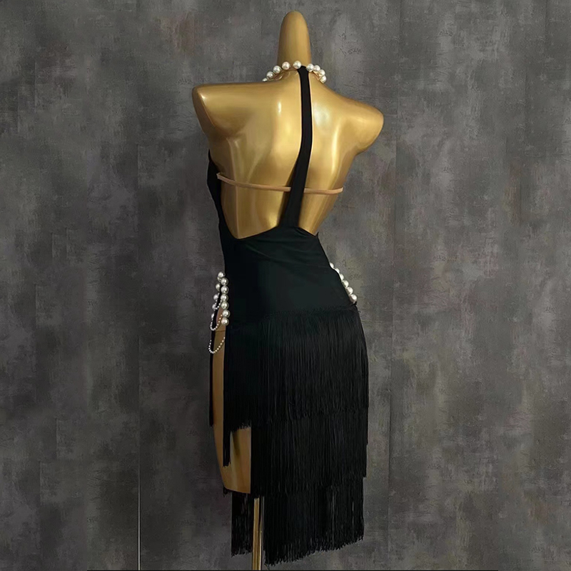 2025 High End Latin Dance Dres - đánh giá và giá Beaded Trim Fringe