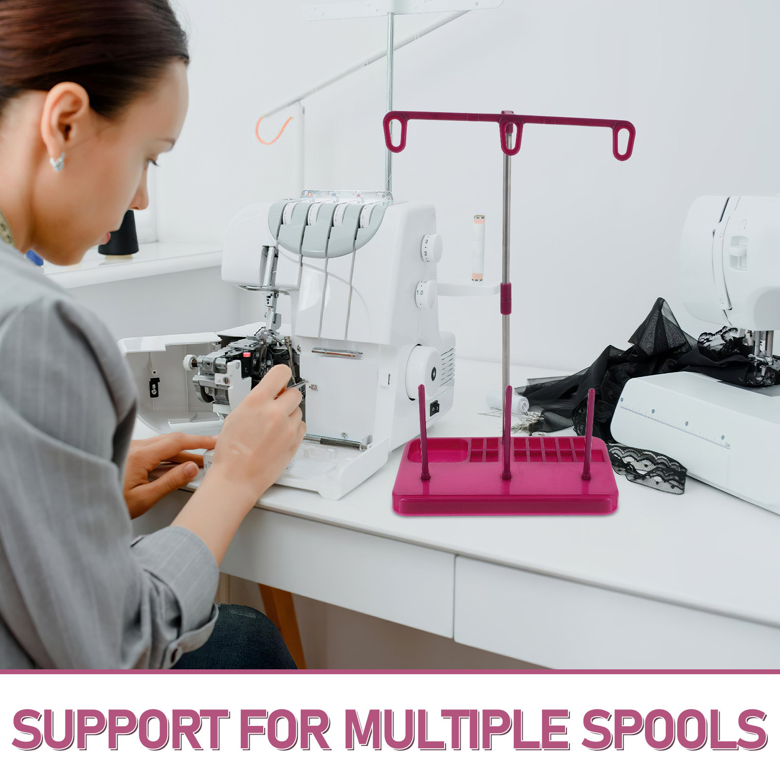 3-Spool Sewing Machine Thread  - đánh giá và giá Embroidery Craft