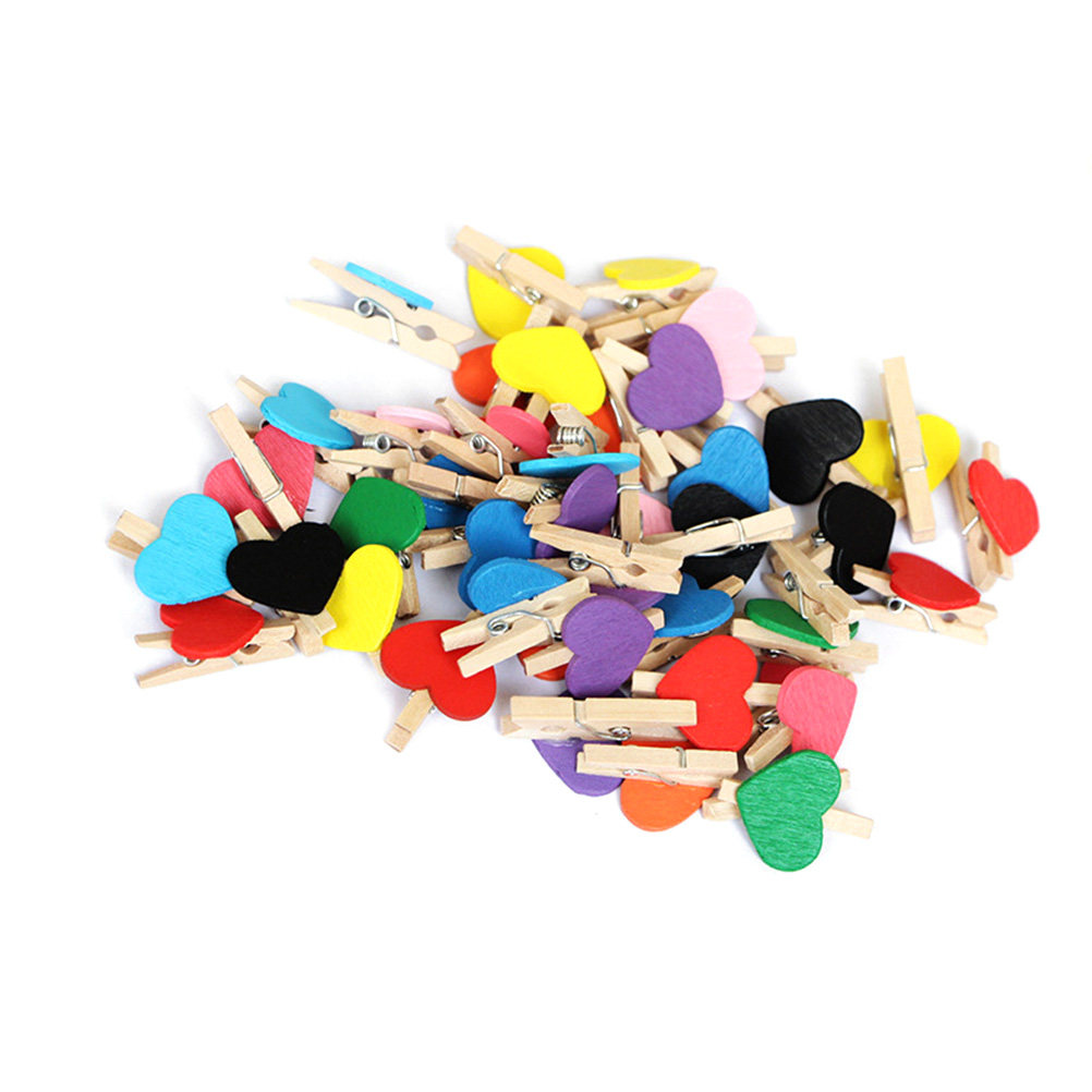 50Pcs Mini Wooden Clothespins  - đánh giá và giá Craft Embellishments
