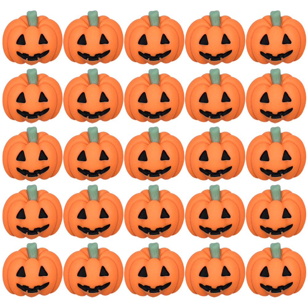 50Pcs Tiny Resin Pumpkin Charm - đánh giá và giá Craft Embellishments