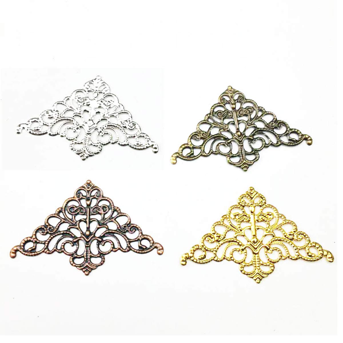 200PCS Hollow Connector Triang - đánh giá và giá Craft Embellishments